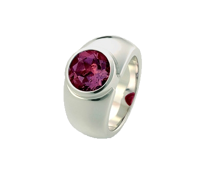 Pure Ring Rhodolit Weißgold Pure Ring Rhodolit Weißgold