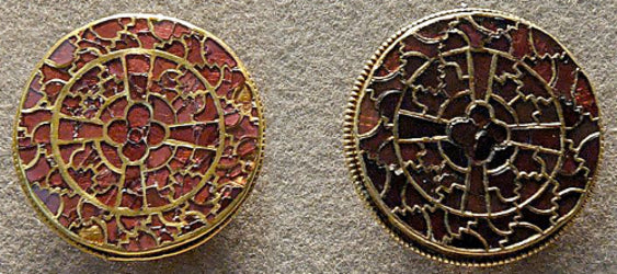 Schmuckspange Paar Granat Schmuckspange Paar Granat