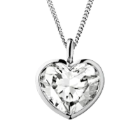 Diamant Anhänger Weißgold Diamant Anhänger Weißgold