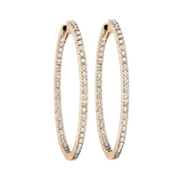 Diamant Creolen Roségold Diamant Creolen Roségold