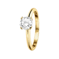 Solitärring Gelbgold Solitärring Gelbgold