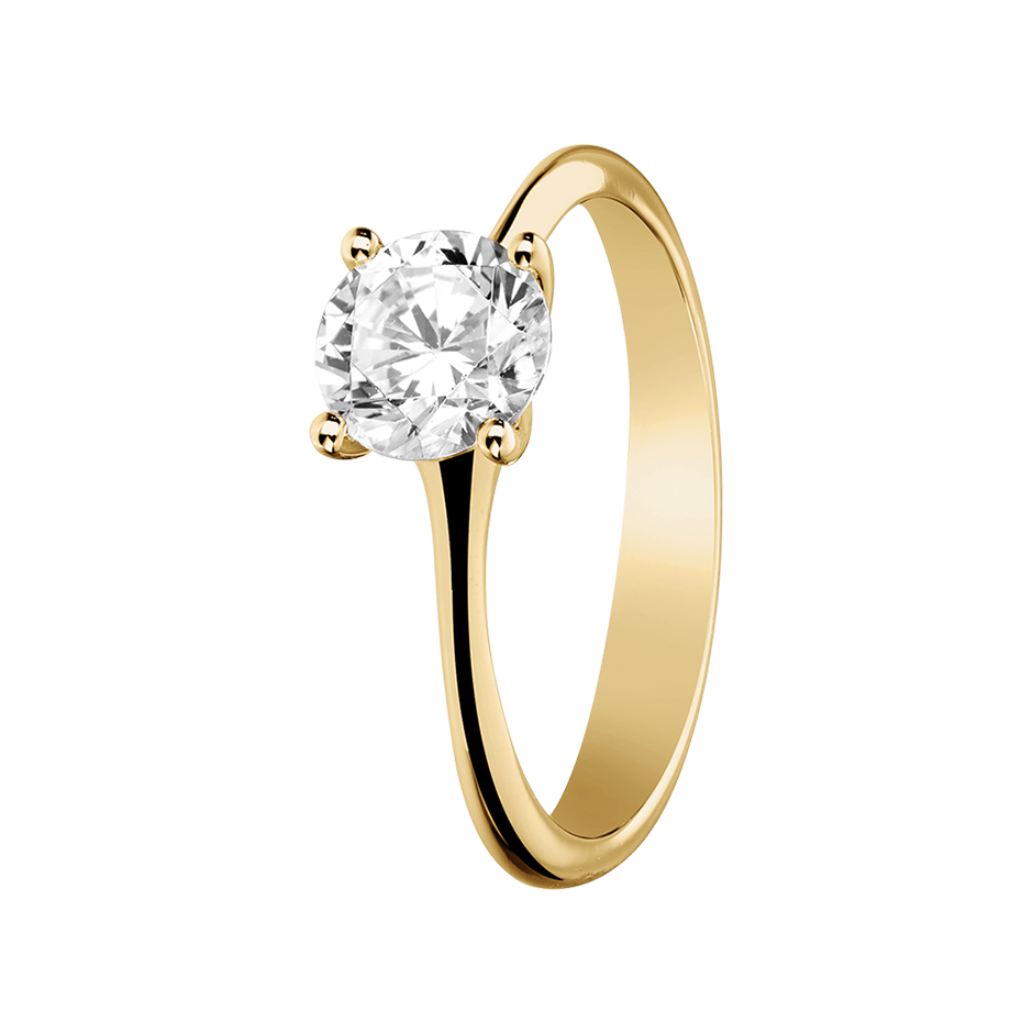 yellow gold - round yellow gold - round