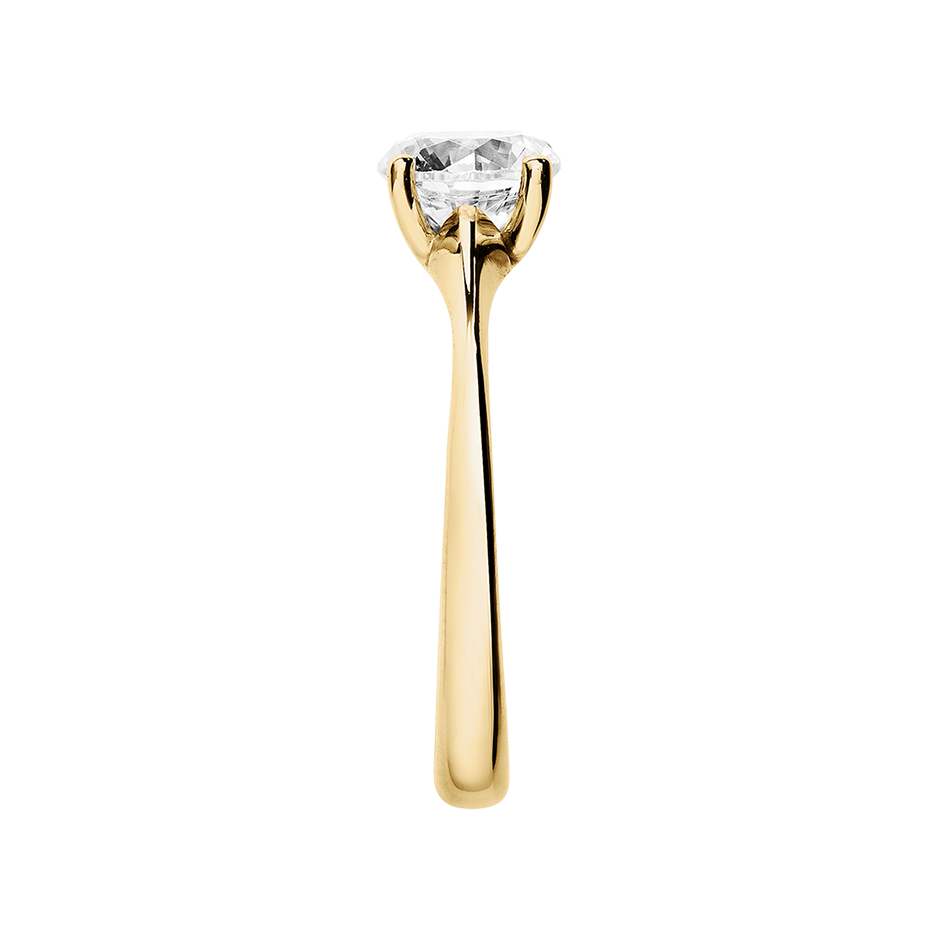 yellow gold - round yellow gold - round