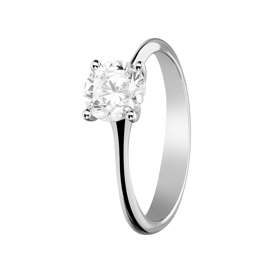 white gold - round white gold - round