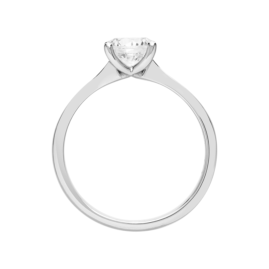 white gold - round white gold - round