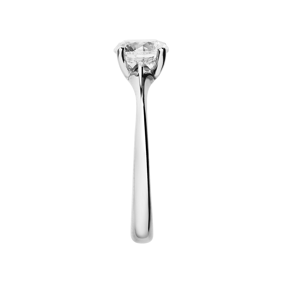 white gold - round white gold - round