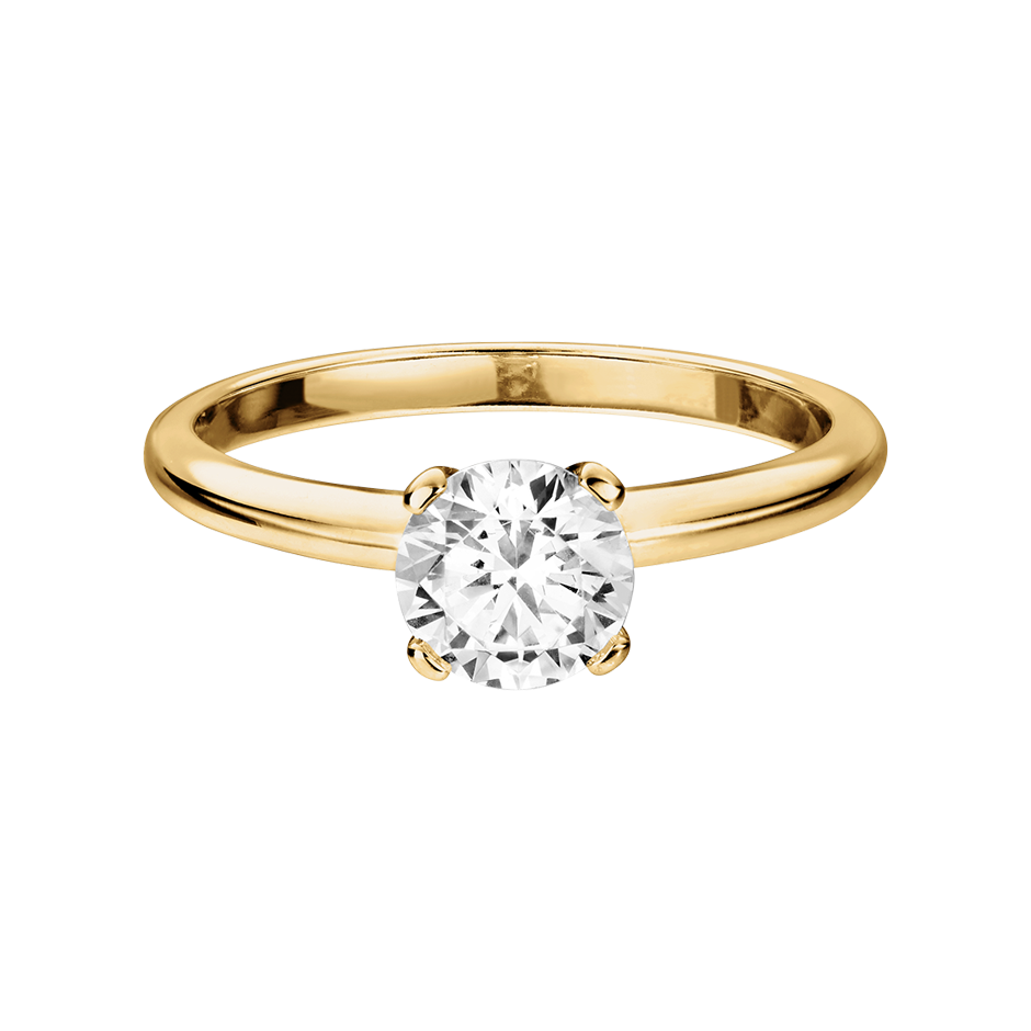 yellow gold - round yellow gold - round