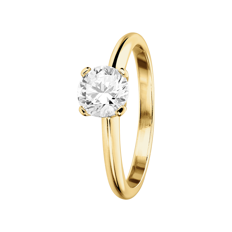 yellow gold - round yellow gold - round