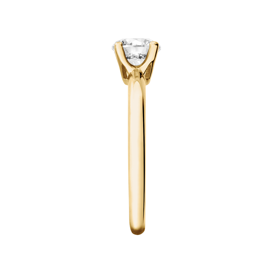 yellow gold - round yellow gold - round