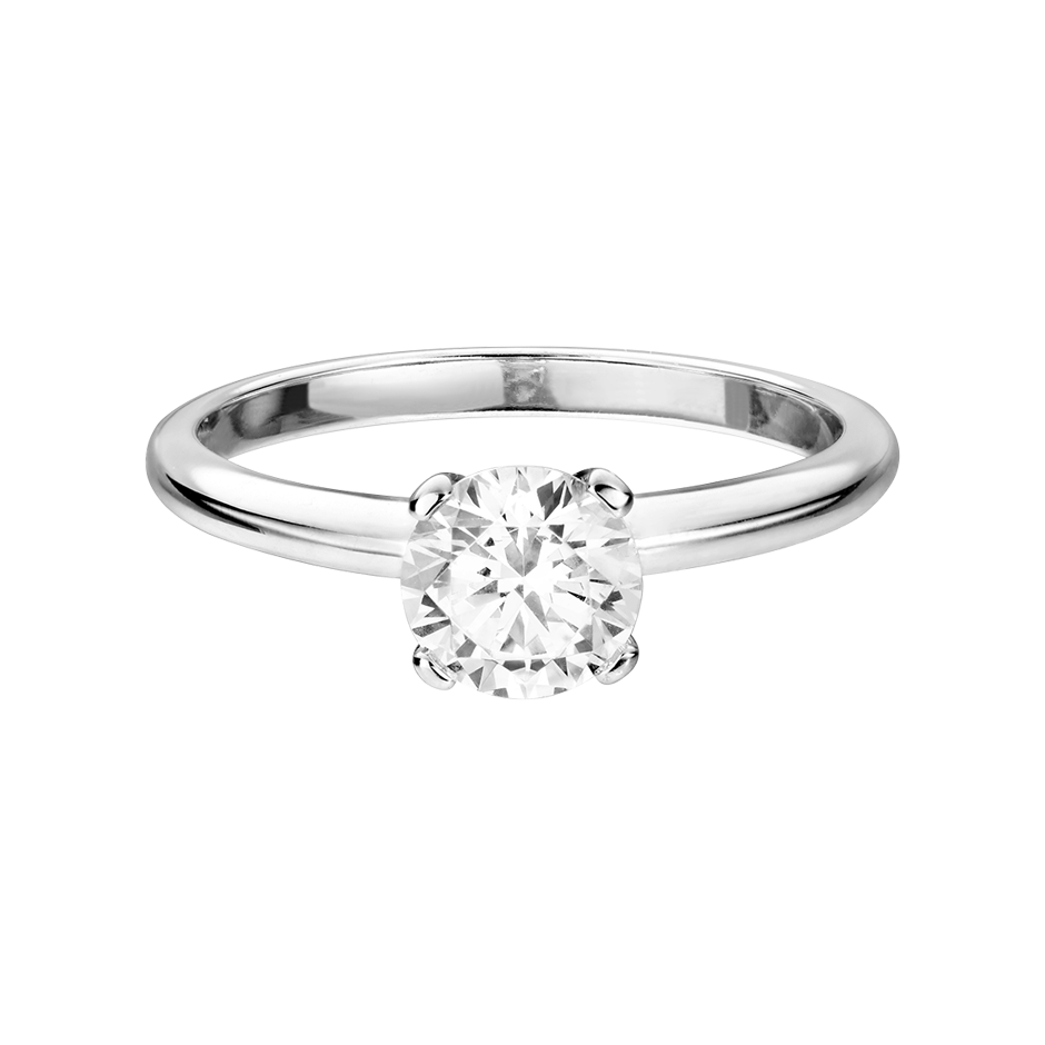 white gold - round white gold - round