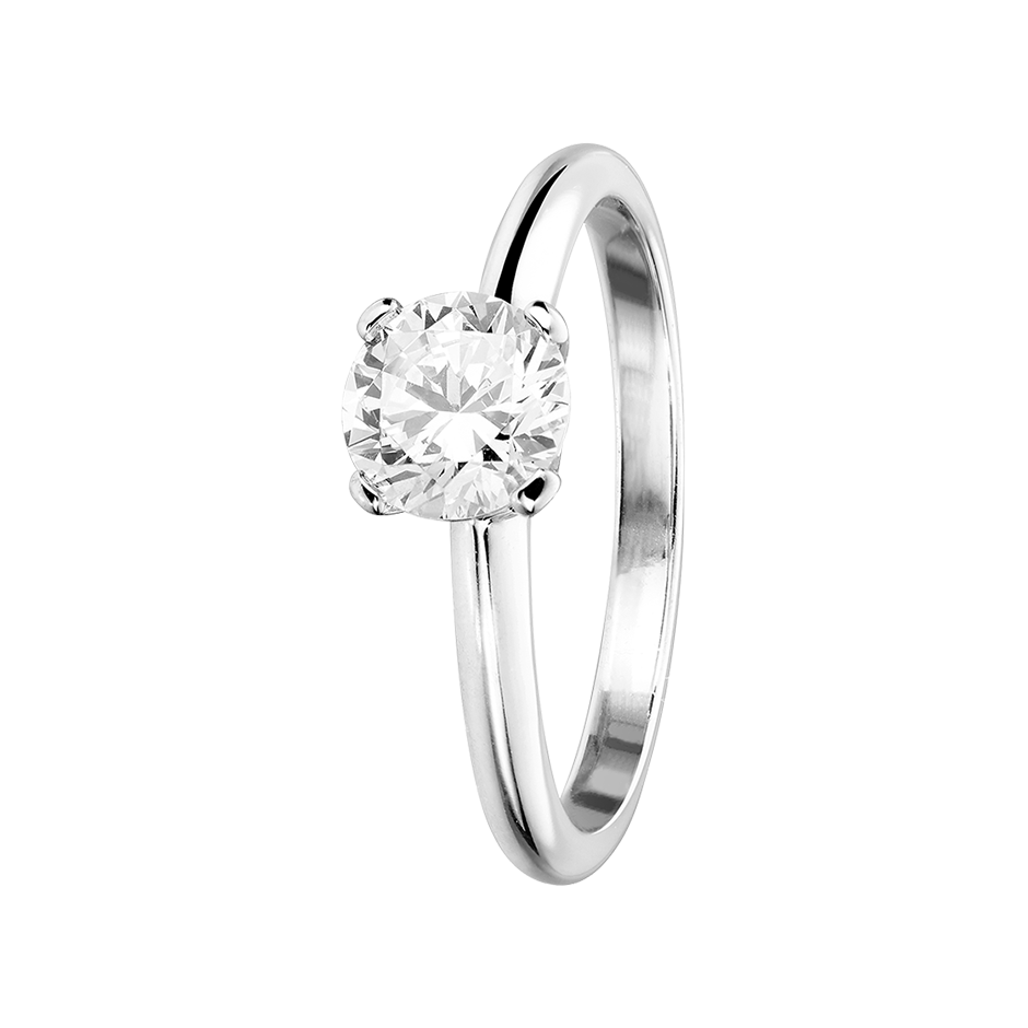 white gold - round white gold - round