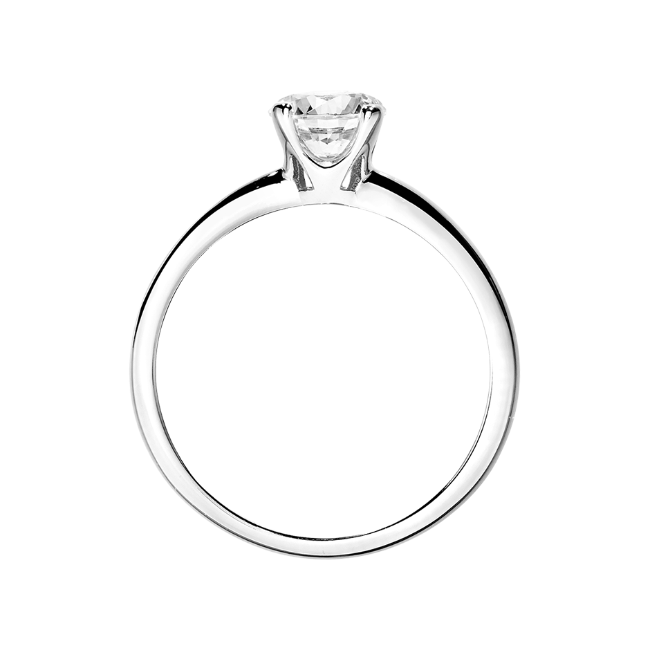 white gold - round white gold - round