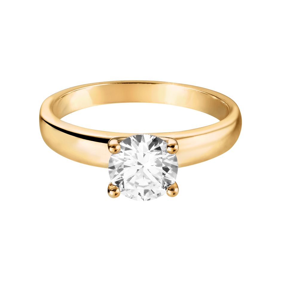 yellow gold - round yellow gold - round