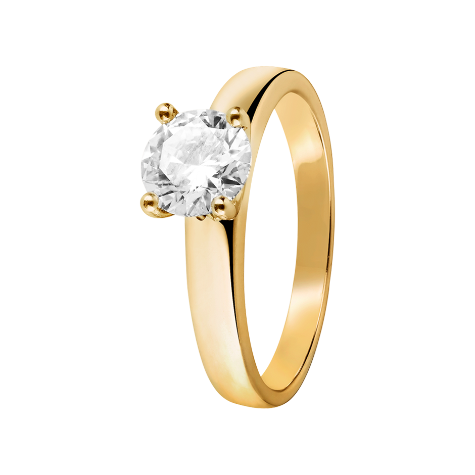 yellow gold - round yellow gold - round