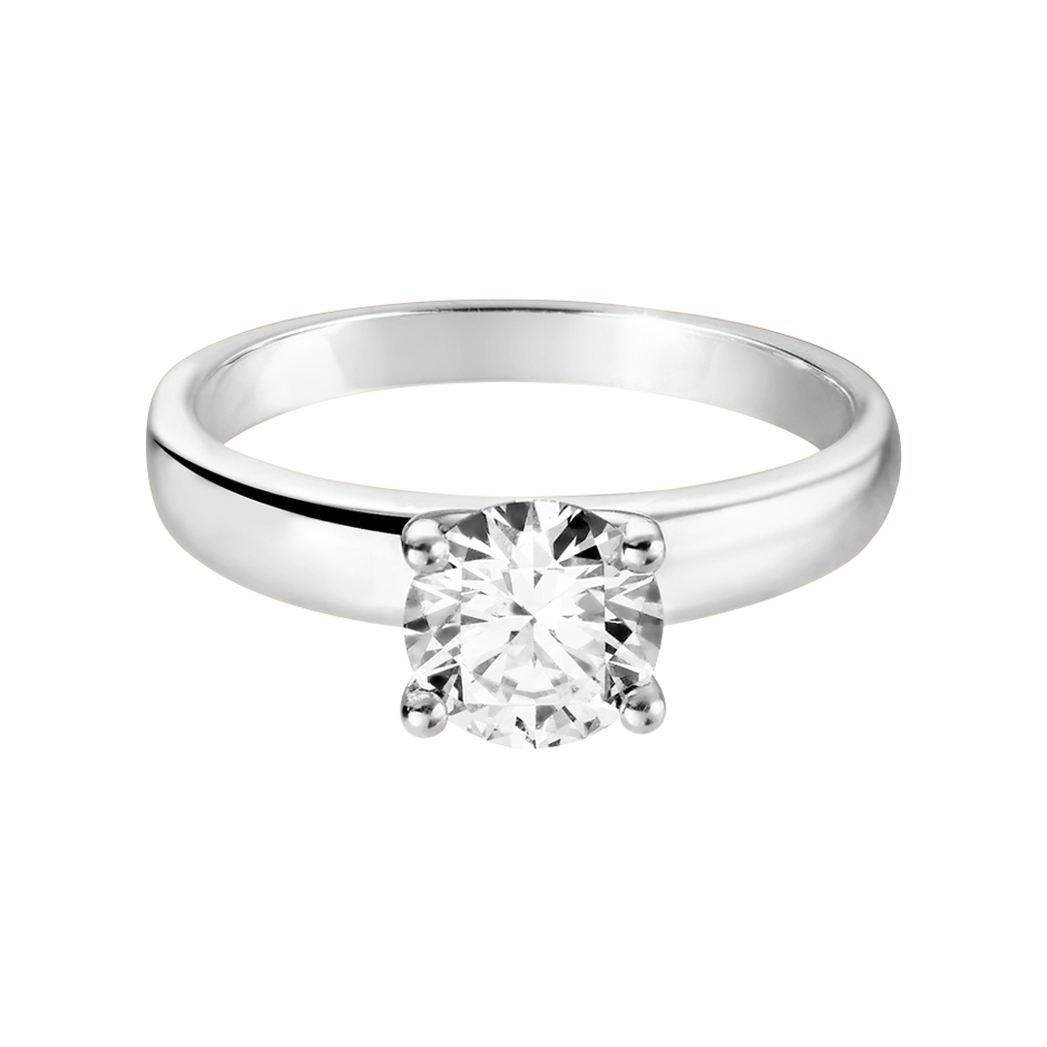 white gold - round white gold - round