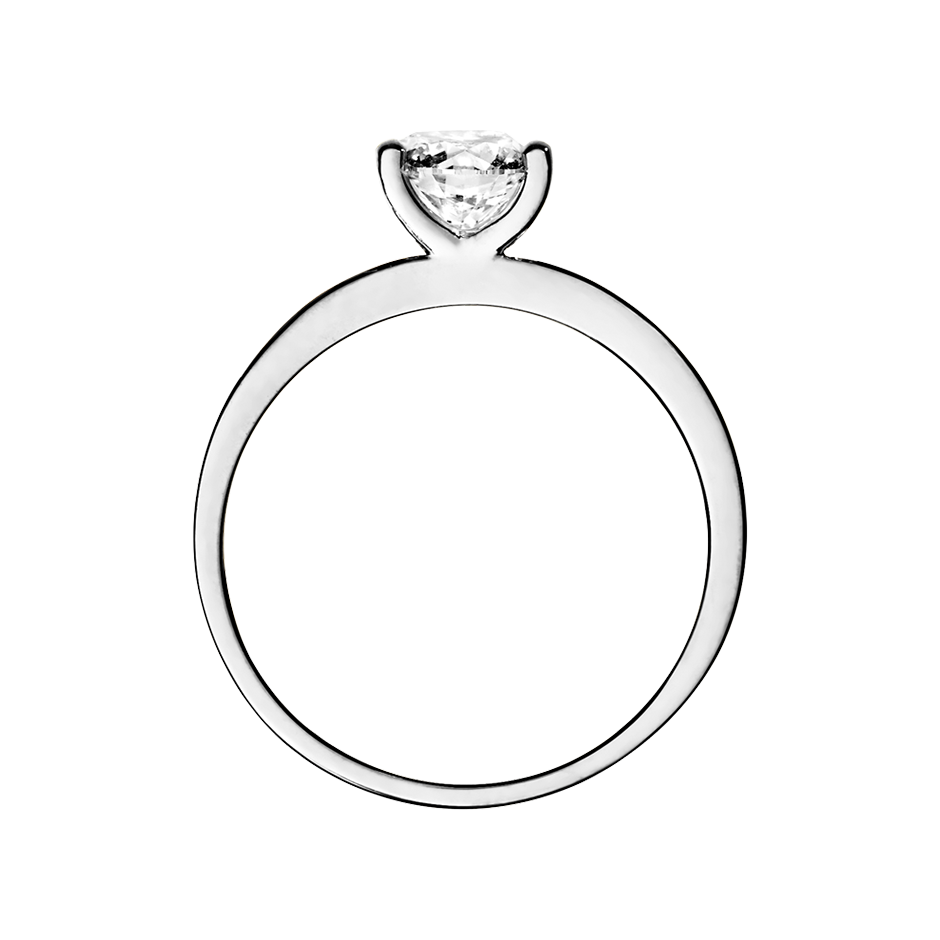 white gold - round white gold - round
