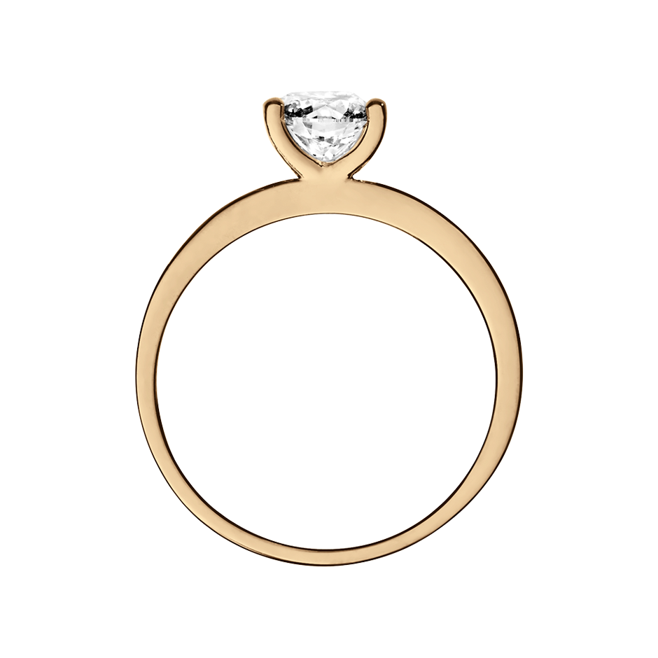 rose gold - round rose gold - round