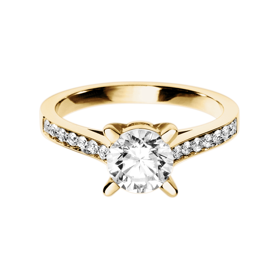yellow gold - round yellow gold - round