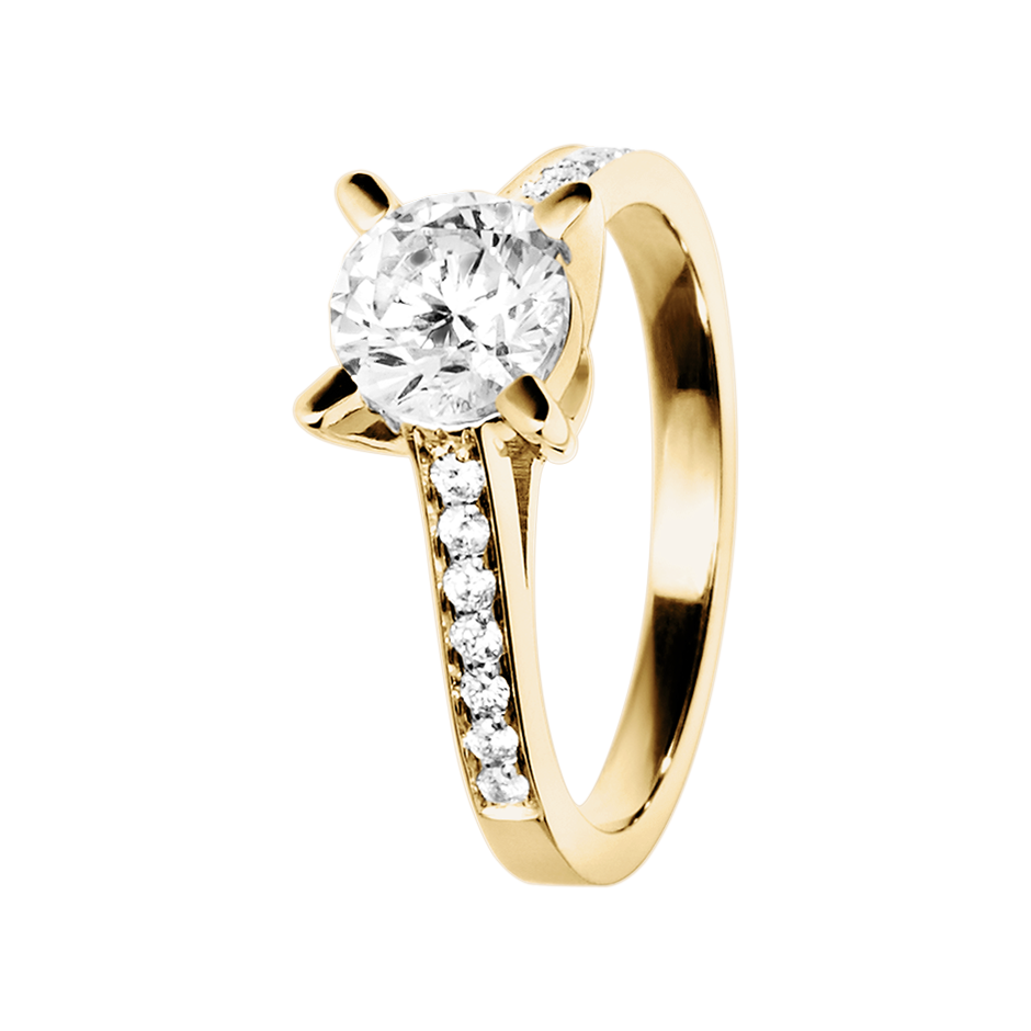 yellow gold - round yellow gold - round