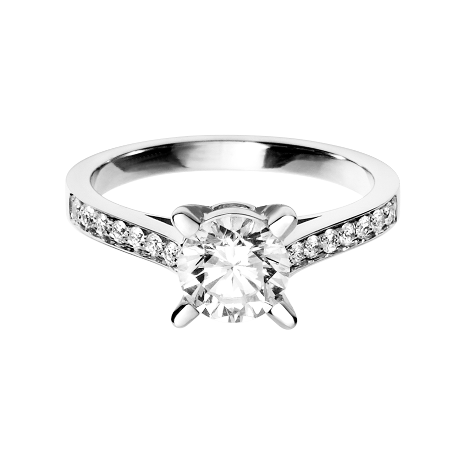 white gold - round white gold - round