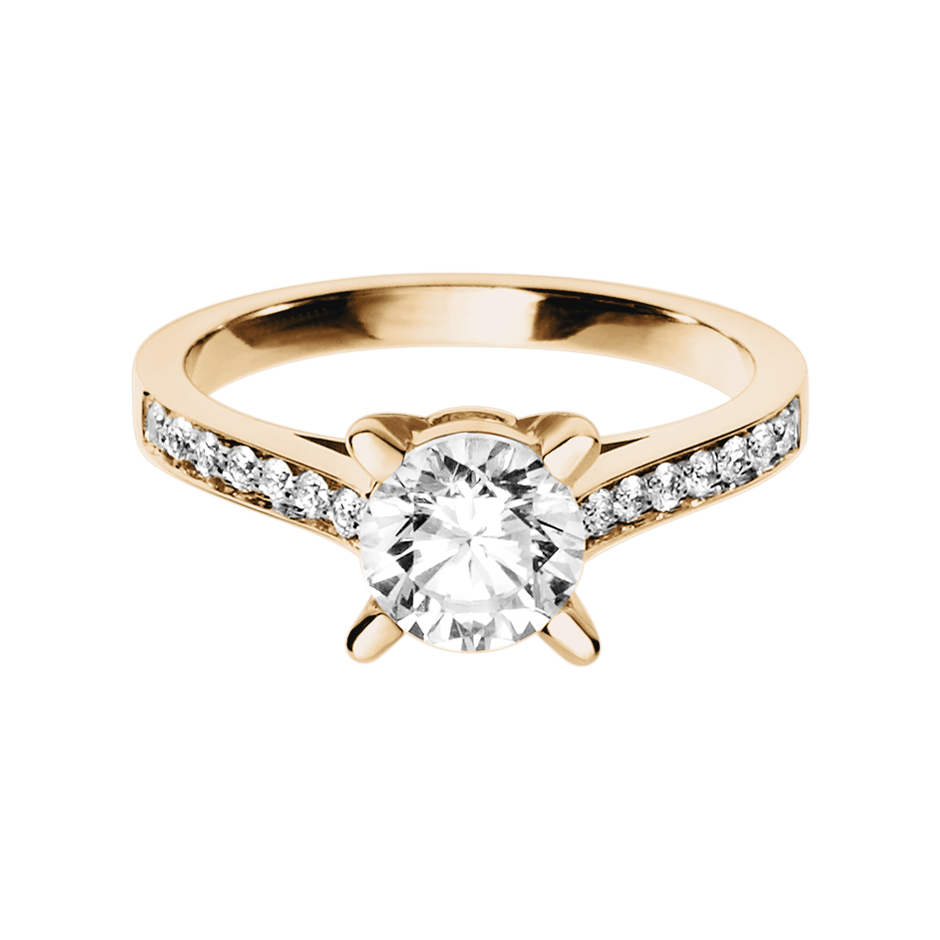 rose gold - round rose gold - round