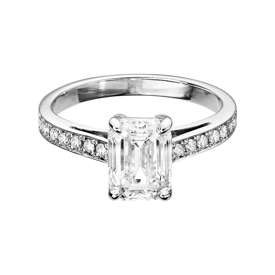 white gold - emerald white gold - emerald