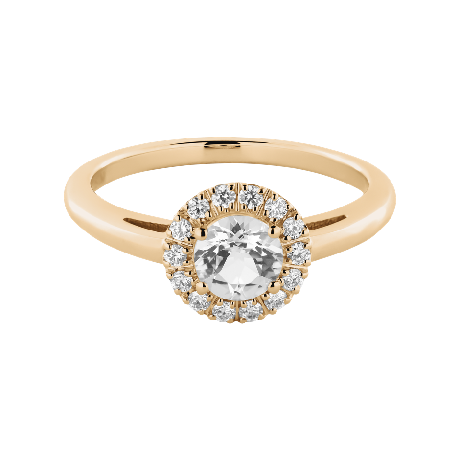 rose gold - round rose gold - round