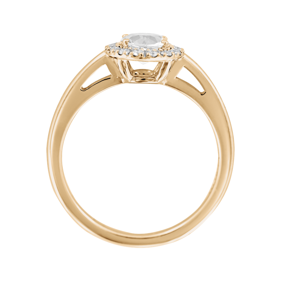 rose gold - round rose gold - round