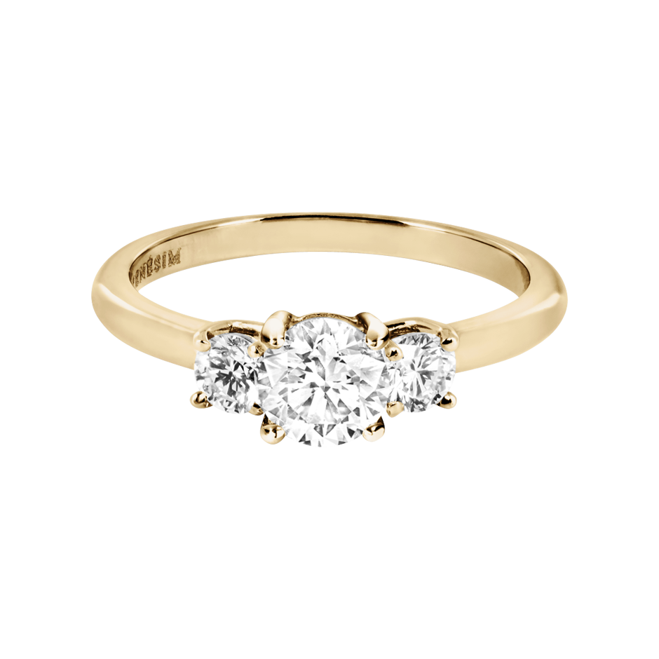 yellow gold - round yellow gold - round