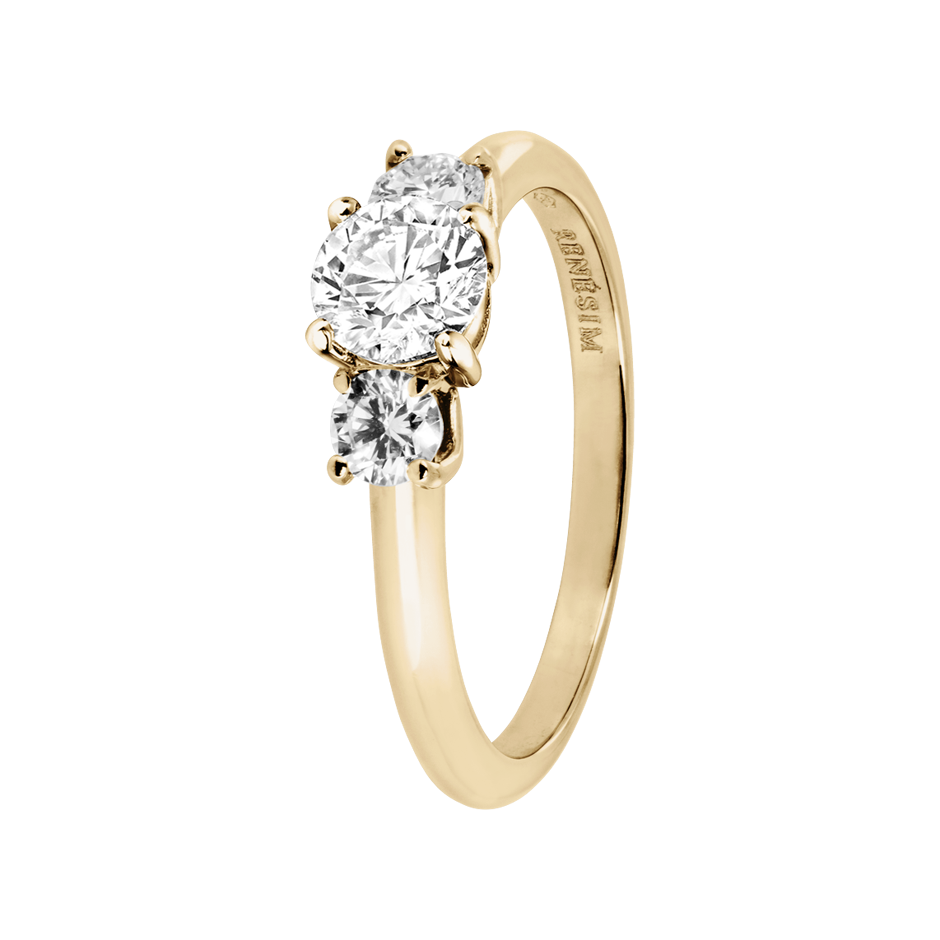 yellow gold - round yellow gold - round