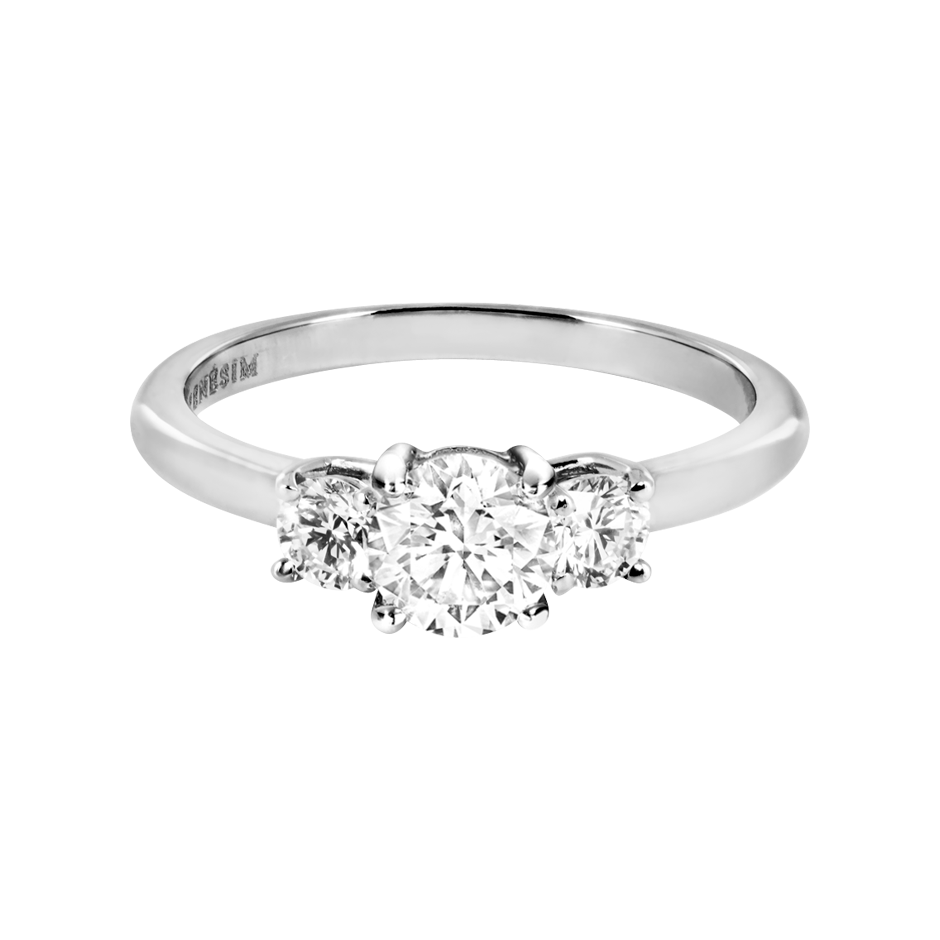 white gold - round white gold - round
