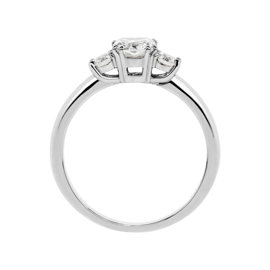 white gold - round white gold - round