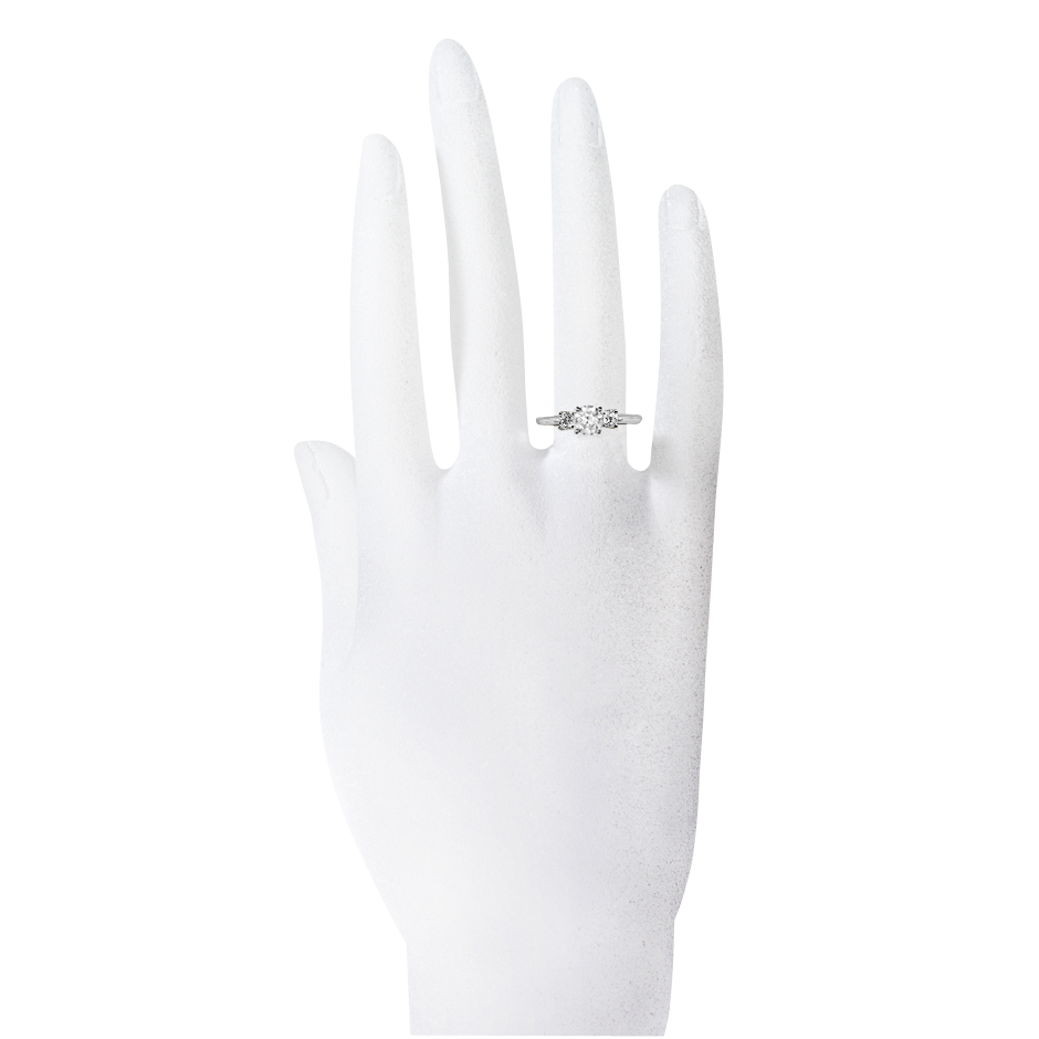 white gold - round white gold - round
