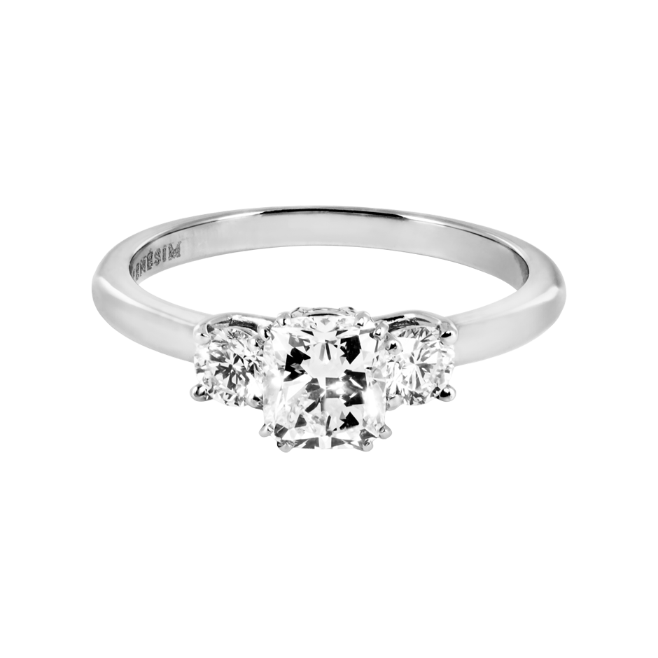 white gold - cushion white gold - cushion