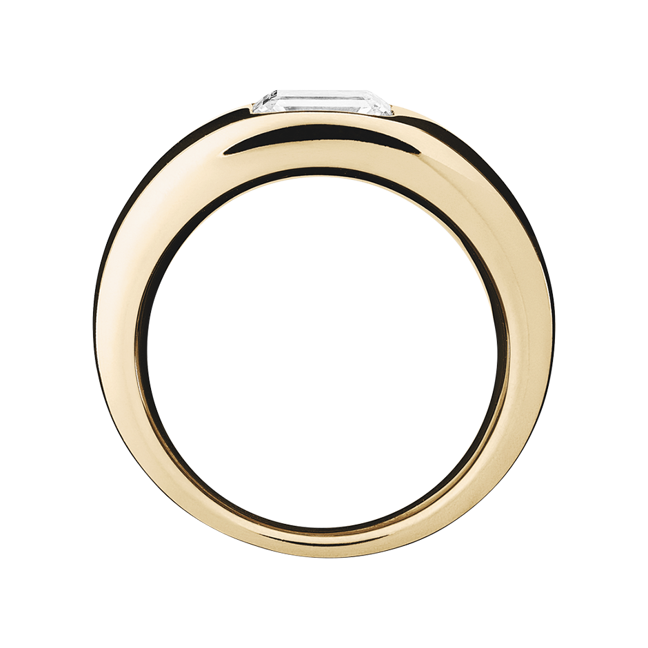 yellow gold - emerald yellow gold - emerald