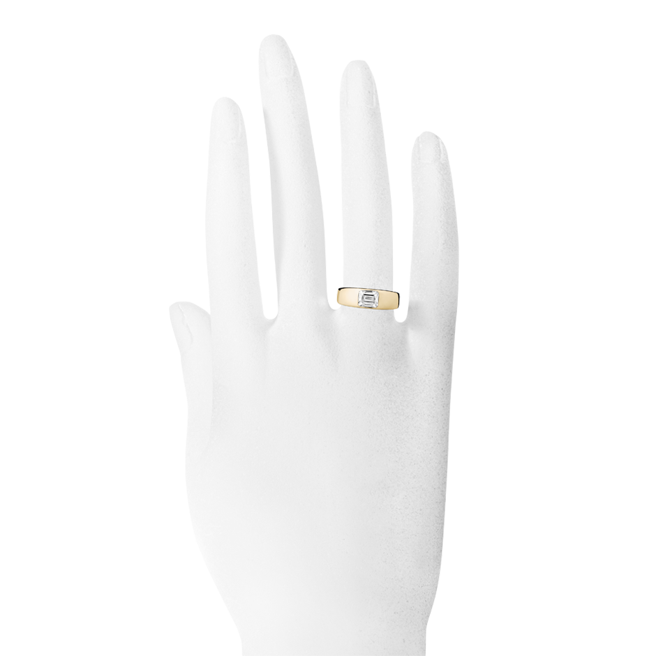 yellow gold - emerald yellow gold - emerald