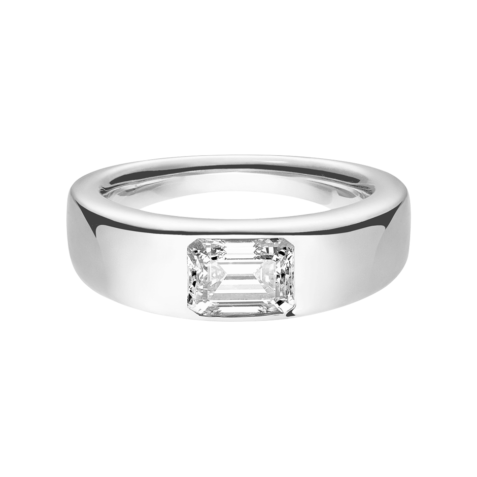 white gold - emerald white gold - emerald