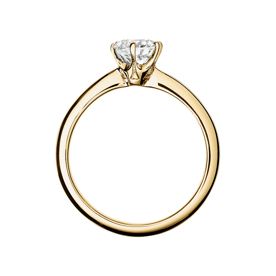 yellow gold - round yellow gold - round