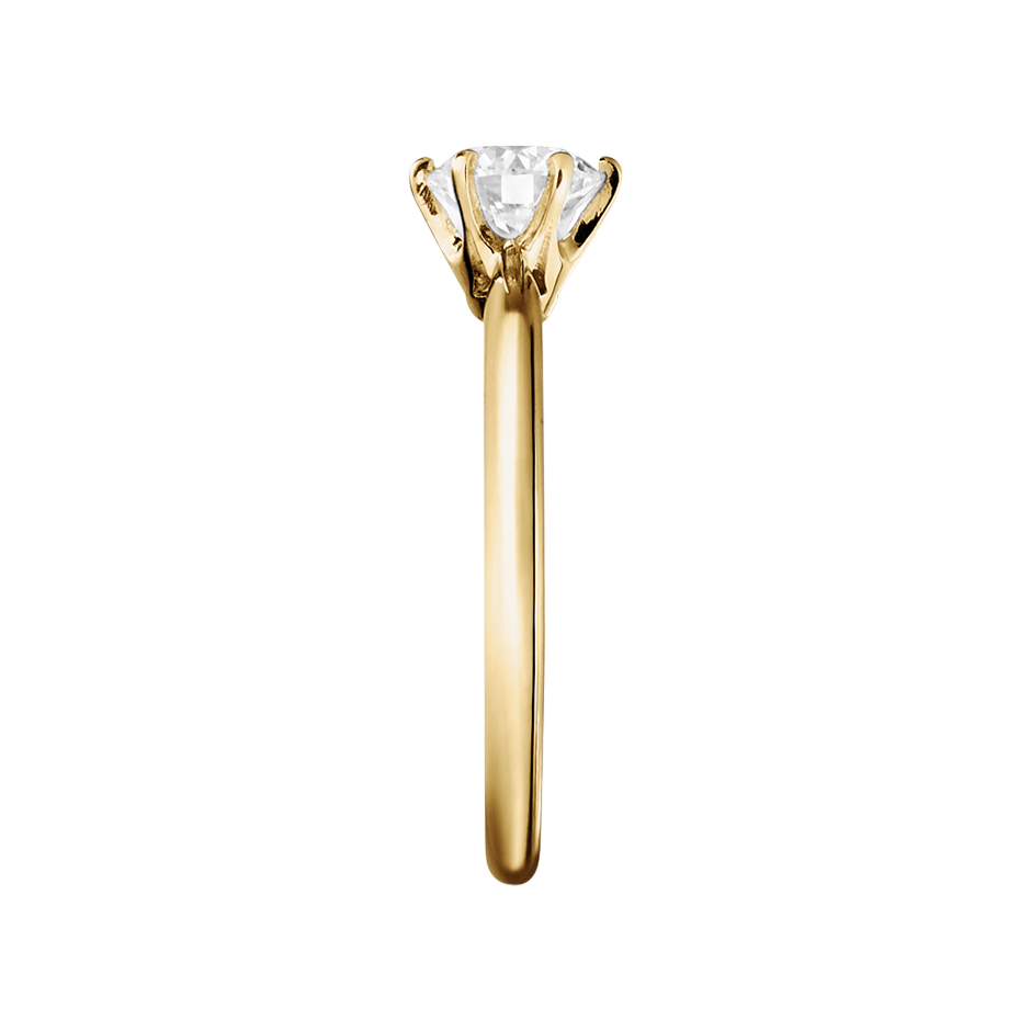 yellow gold - round yellow gold - round