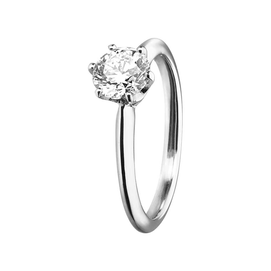 white gold - round white gold - round