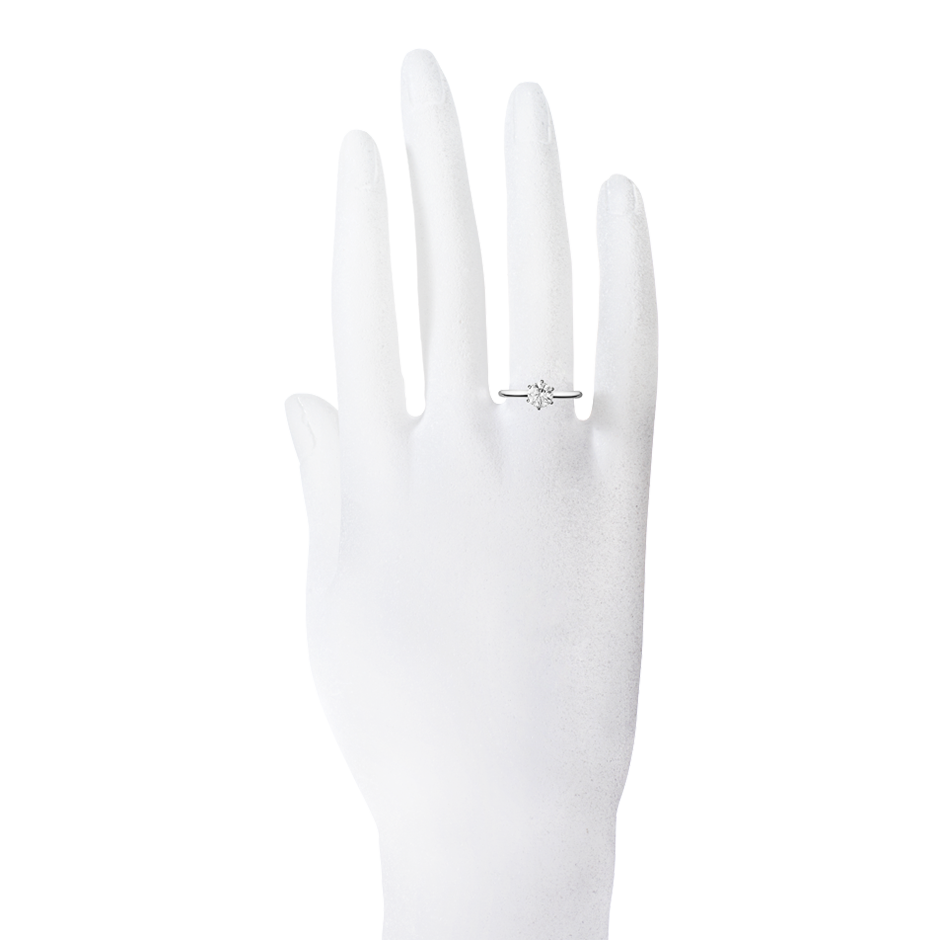 white gold - round white gold - round