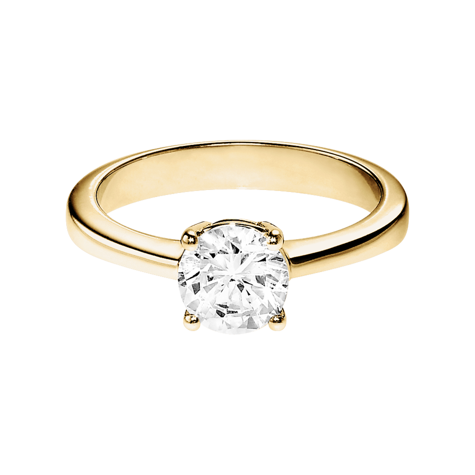 yellow gold - round yellow gold - round