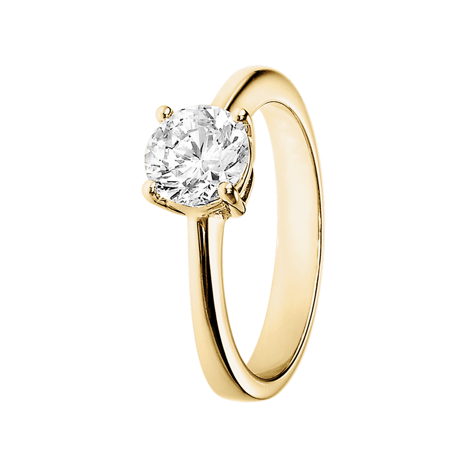 yellow gold - round yellow gold - round