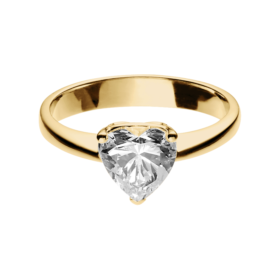 yellow gold - heart yellow gold - heart