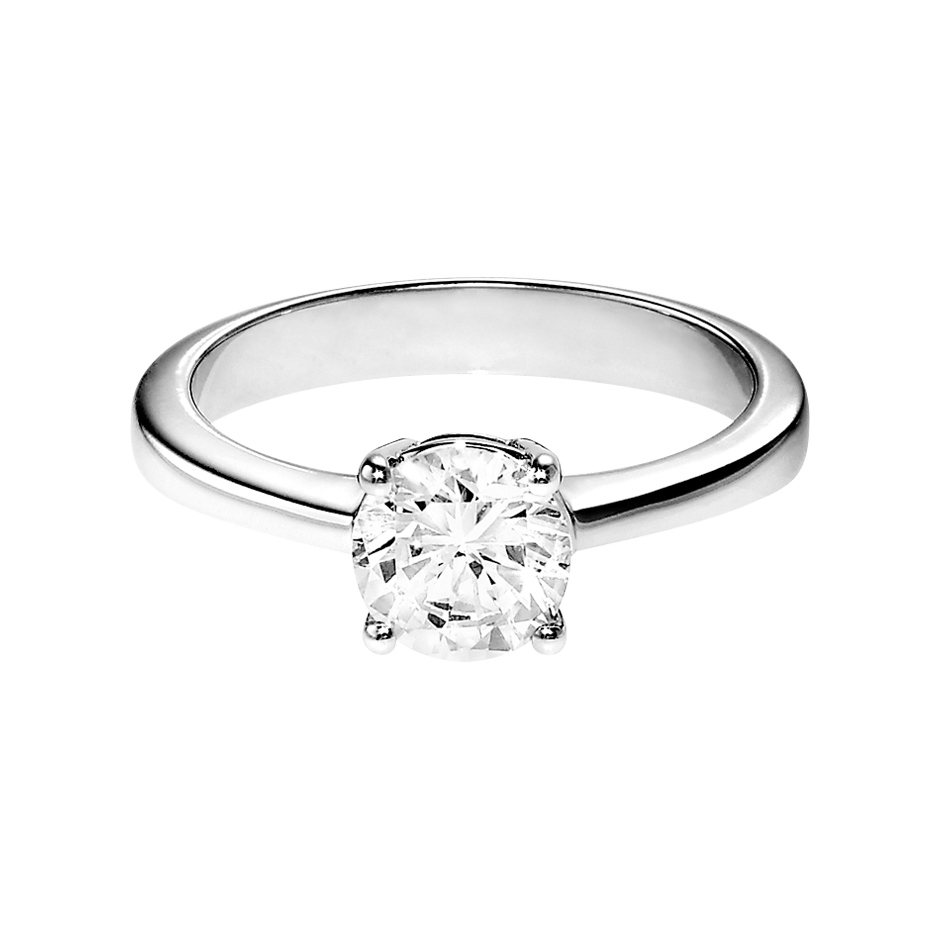 white gold - round white gold - round