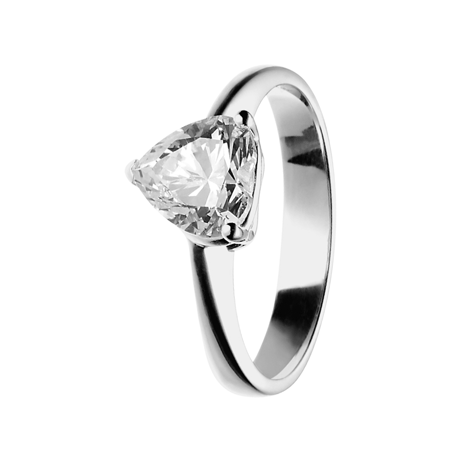 white gold - heart white gold - heart