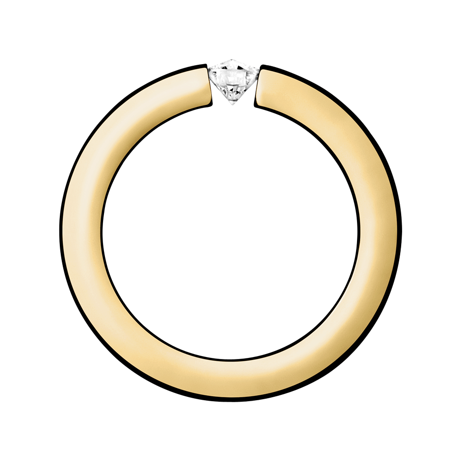 yellow gold - round yellow gold - round