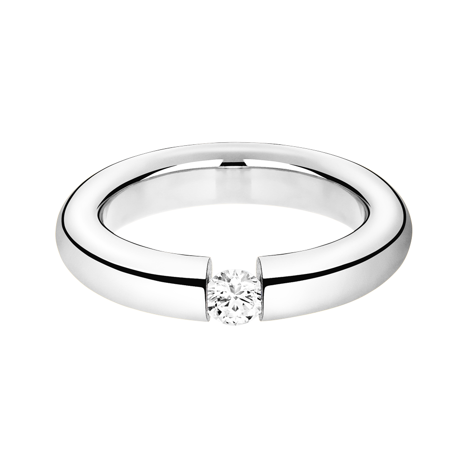 white gold - round white gold - round