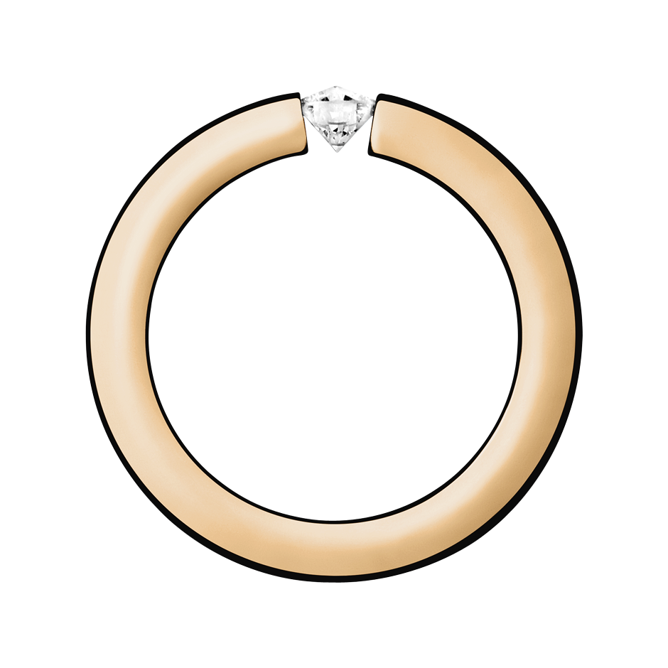 rose gold - round rose gold - round