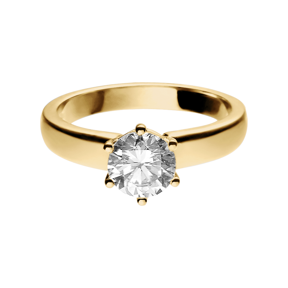 Malmö With 1.0 Karat Brillant Form Naturdiamant Malmö With 1.0 Karat Brillant Form Naturdiamant